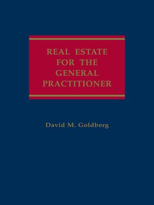 cover image of Real Estate for the General Practitioner
